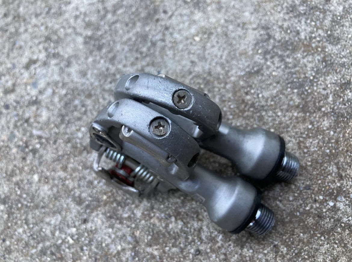Ritchey Pro SPD-R Road Bike Clipless Pedals Vintage Gray Silver Gravel Retro - Image 4