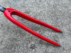 Used 2006 Trek Pilot Carbon Fork 700c 1 1/8in Red Road Bike Racing Threadless Steerer-Bicycle Bin