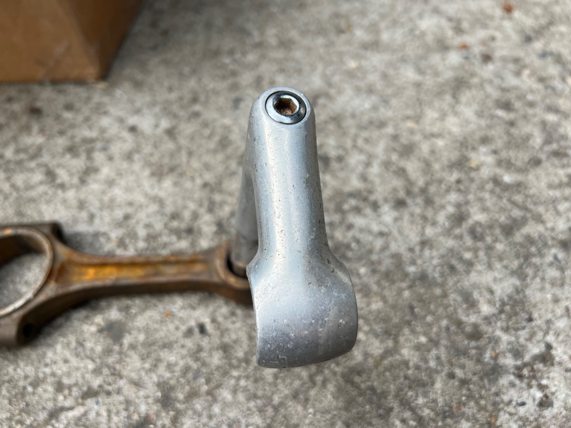 SR Custom 26.0x60mm 1in Quill Stem Vintage Road Bike Gray Silver Drop Retro - Image 4