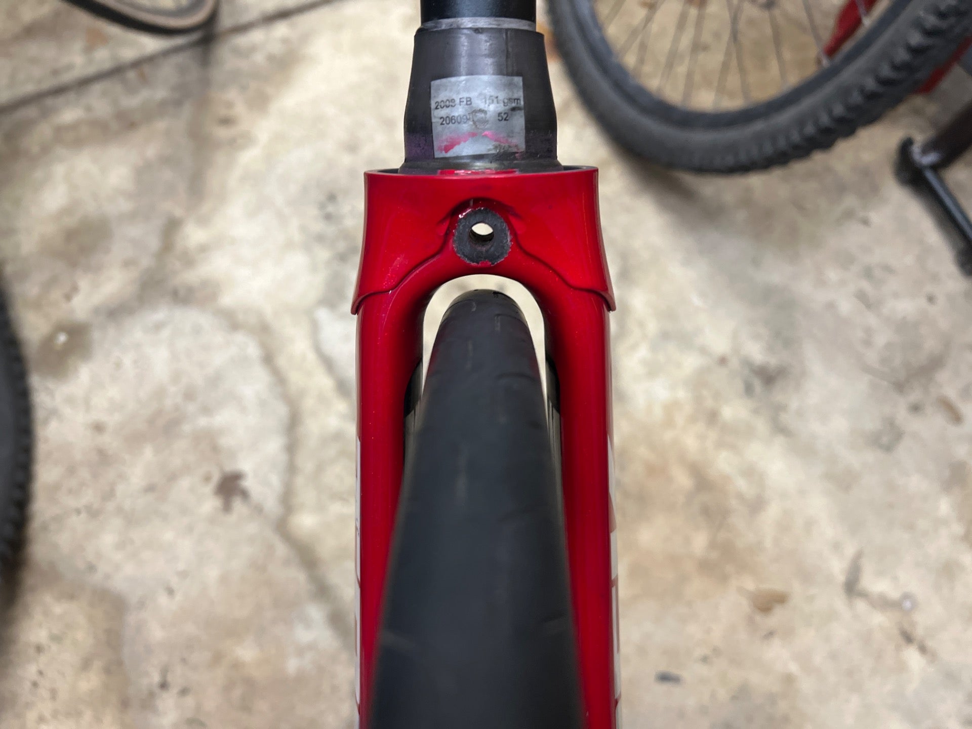 Trek RXL Bontrager 1 1/8” Tapered Carbon Fork Red White Aluminum Road Bike Race - Image 14