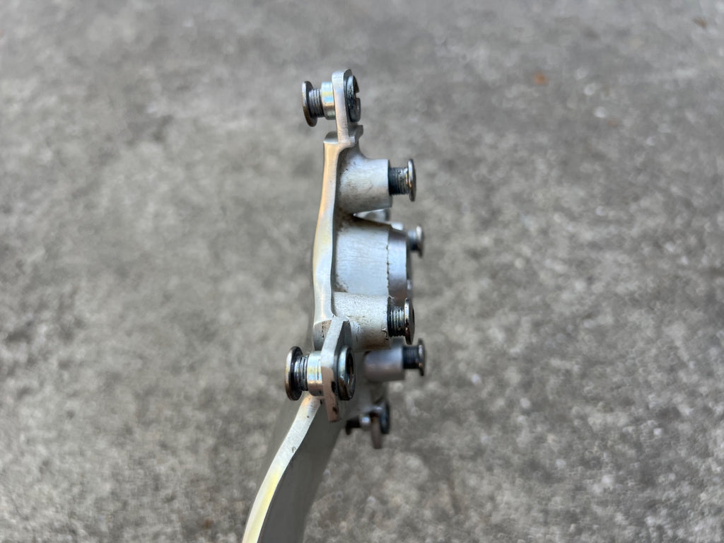 Specialized Strongarm Cranks 104/64 BCD 175mm Silver Triple Vintage MTB Retro - Image 9