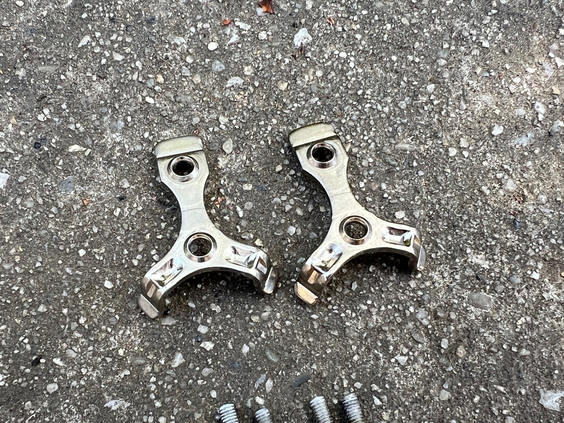 NOS NEW Look S2 S2R Moab Pedal Cleat Insert Piece Silver Clipless MTB Mountain  - Image 4