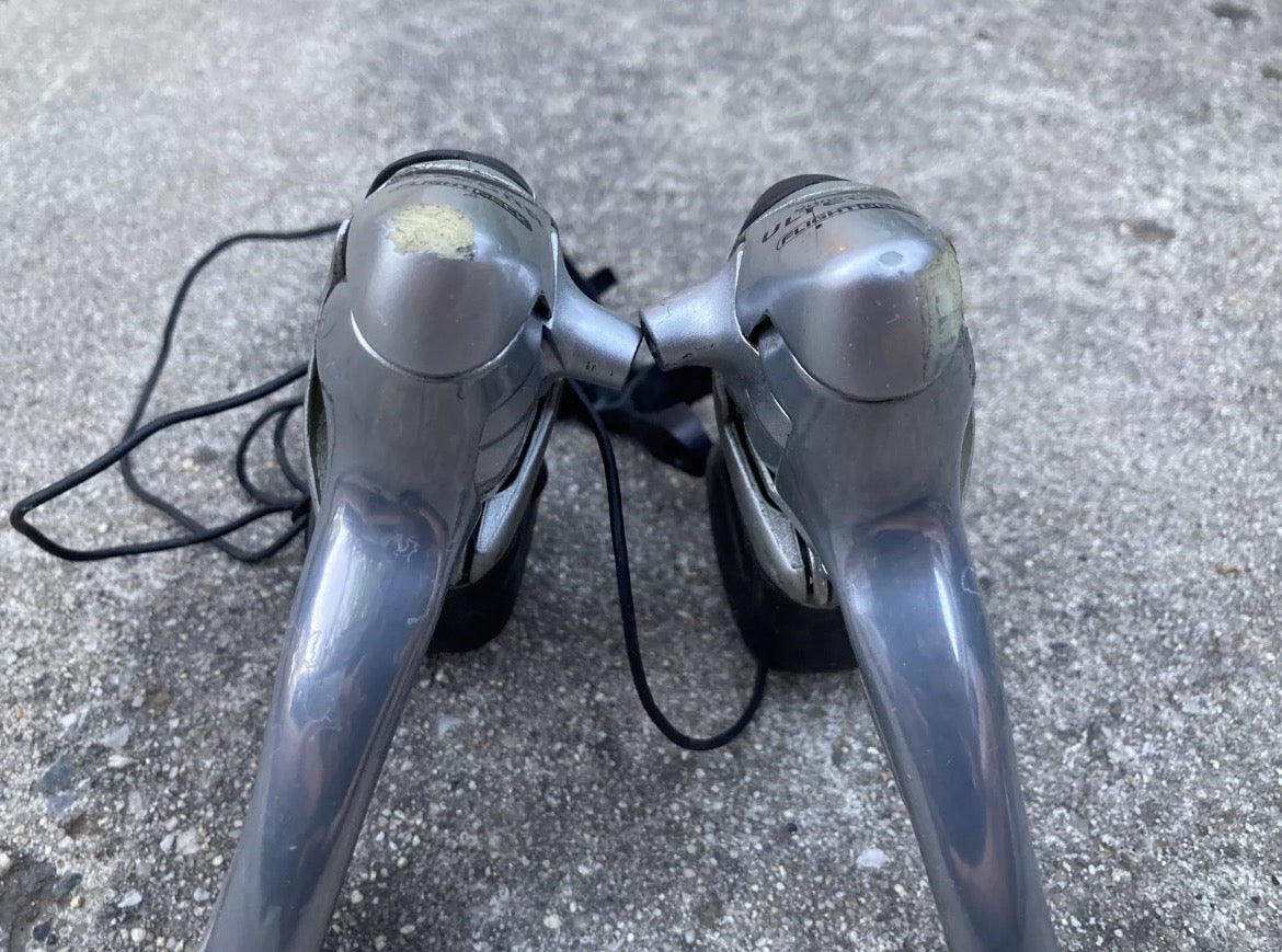 Shimano Ultegra ST-6501 2x9 Shifter Brifter Set Flight Deck Road Bike Computer  - Image 5