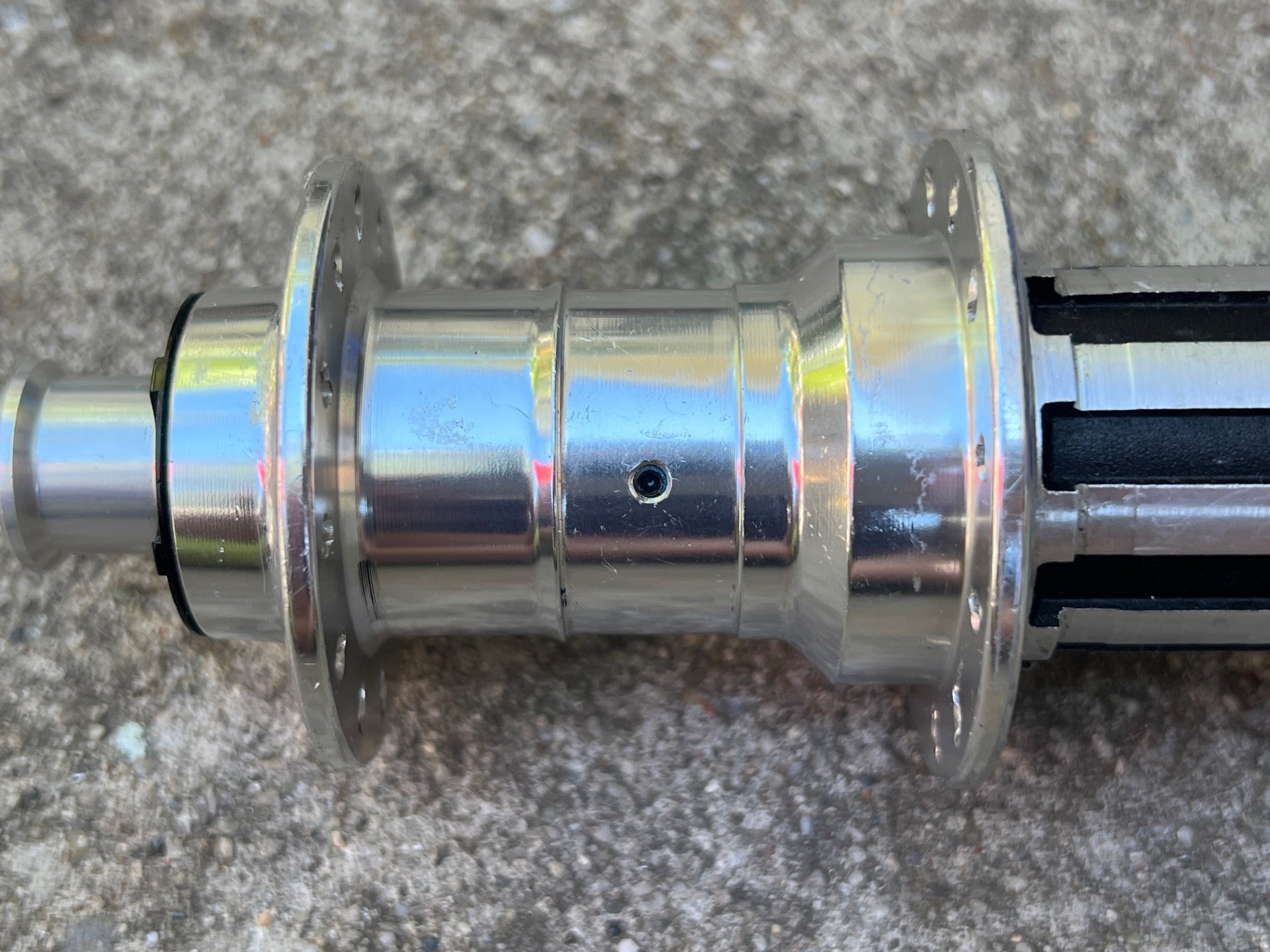 HED 24H Hole Shimano 11 Speed Rear Hub 130mm Silver Anodized Road Bike - Image 4
