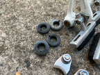 Used Shimano BR-AT50 Brakes Brake Set White Cantilver Vintage MTB Touring Retro ATB-Bicycle Bin