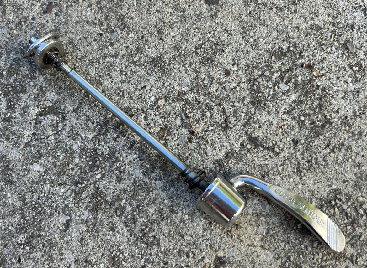 Suntour Front Quick Release Skewer 100mm Chrome Steel Vintage Retro MTB Road - Image 4