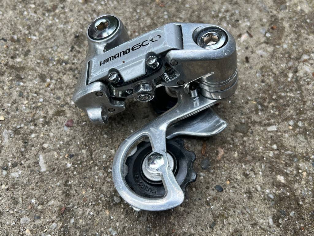 REBUILT Shimano 600 RD-6207 Rear Derailleur 6 Speed Vintage Road Bike Silver  - Image 4