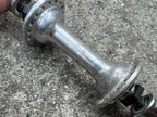 Used Sunshine Front Hub 96mm 36H Vintage Road BMX Quick Release Vintage Retro Silver-Bicycle Bin