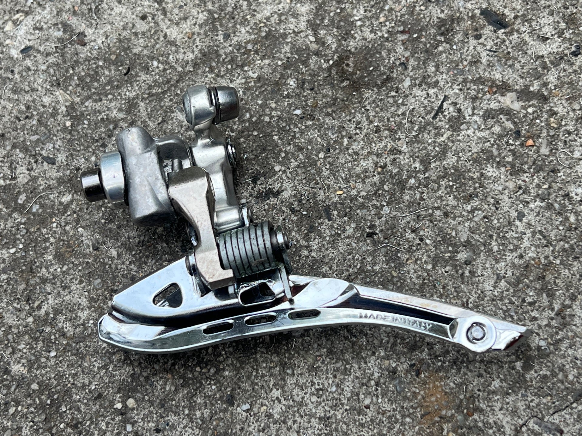 Campagnolo Daytona 10 Speed Braze On Bottom Pull Front Derailleur 2x10 Double  - Image 4