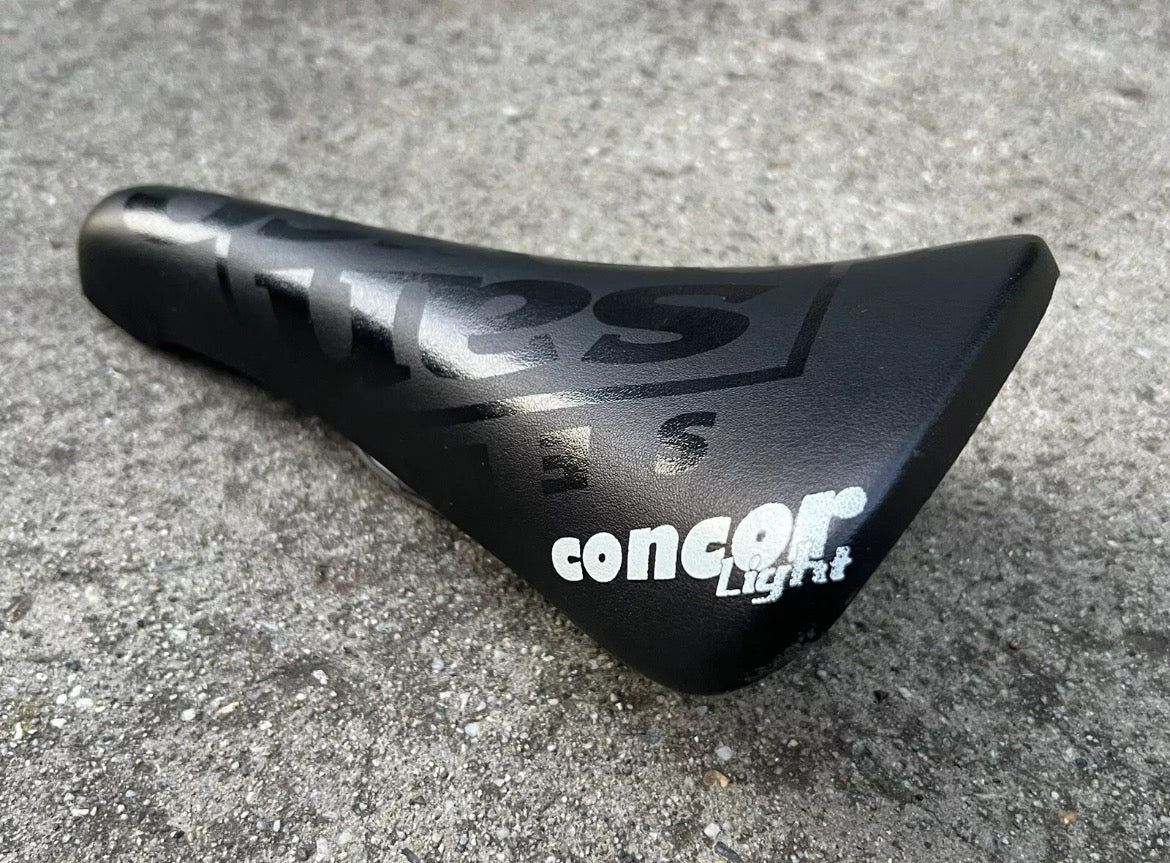 MINT Selle San Marco Concor Light Saddle Black Vintage Cycling Racing Retro  - Image 4