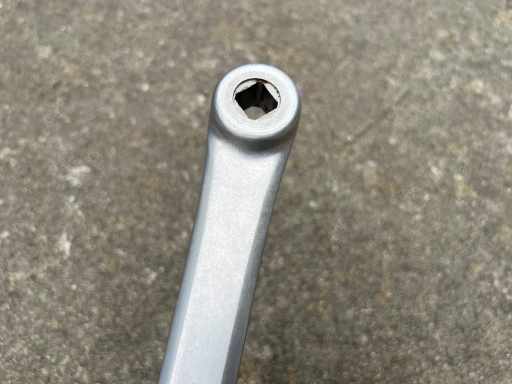 Sugino 75 165mm Crankset & Bottom Bracket 68mm NJS Silver Track Vintage Retro - Image 11