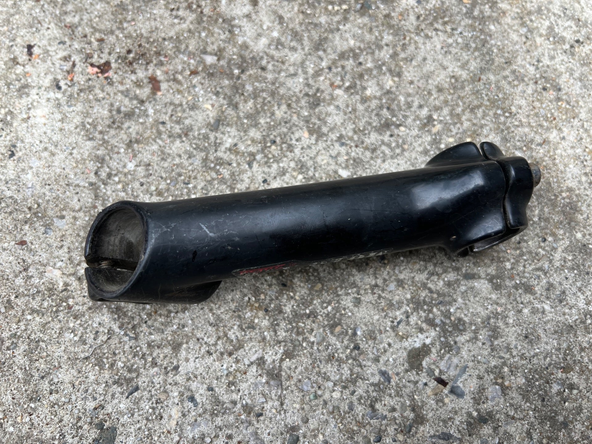 Salsa Moto Ace 25.4x130mm 1 1/8” Threadless Stem Vintage Retro MTB Riser Black - Image 4