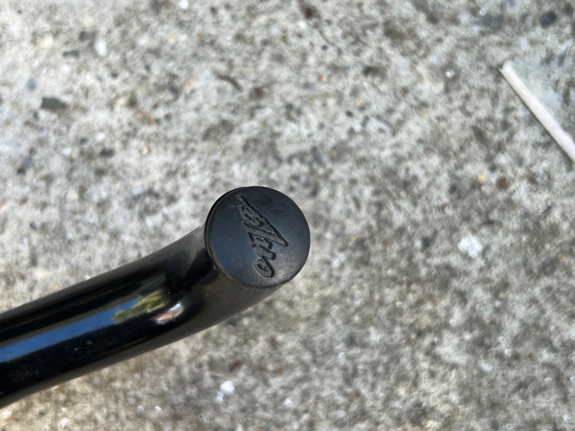 Onza Aluminum Bar Ends Black Vintage MTB Mountain Bike Angled Retro 22.2 - Image 4