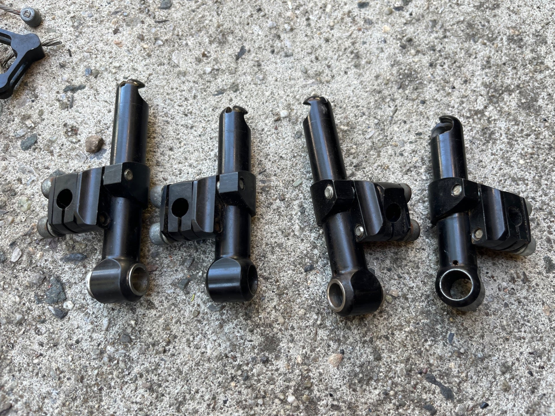 Avid Tri Align Cantilever Brakes Brake Set Vintage MTB Mountain Bike Black Ano - Image 4