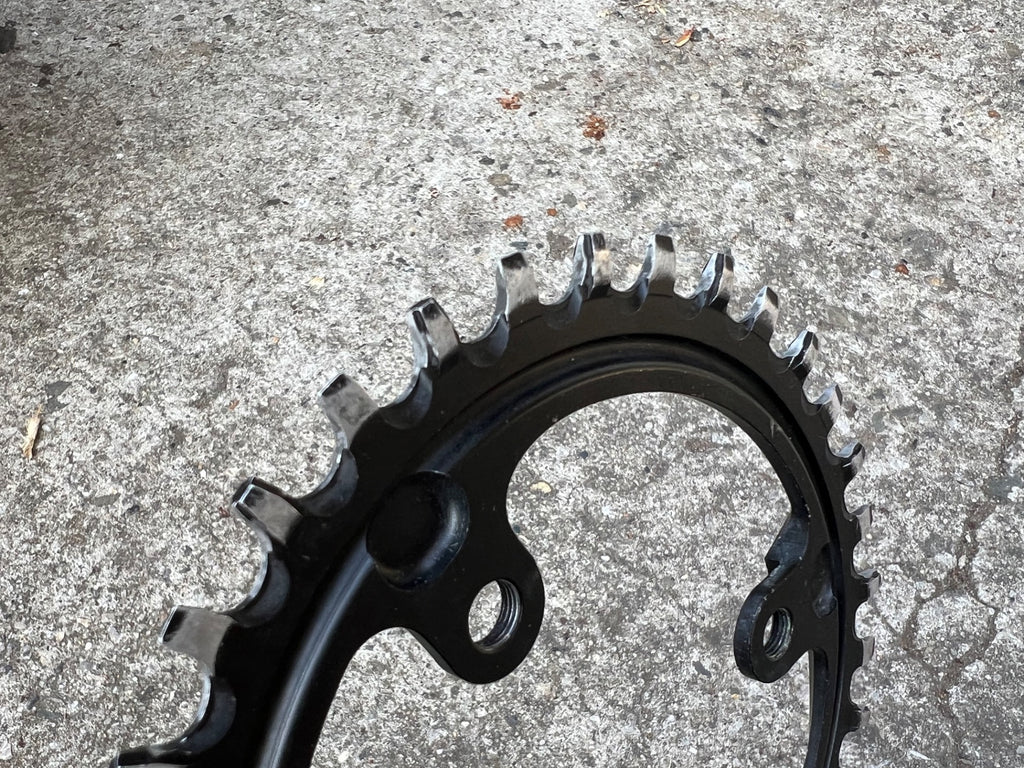 SRAM XX1 X-Sync 34T 11 Speed 76BCD Asymmetrical Chainring Black Silver MTB - Image 4