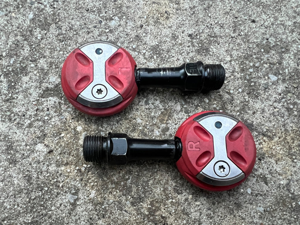Speedplay Light Action Pedals & Shims Clipless Red Road Bike Bolts Gravel MTB XC - Image 4
