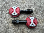 Used Speedplay Light Action Pedals & Shims Clipless Red Road Bike Bolts Gravel MTB XC-Bicycle Bin