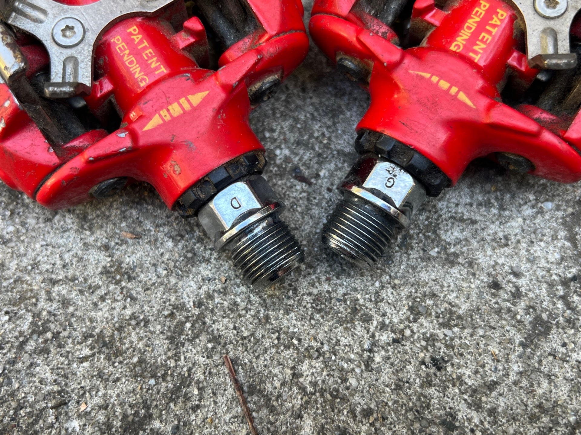 LOOK S2R Moab Clipless Pedals Red Black MTB Vintage Retro 9/16” Chrome Steel! - Image 4