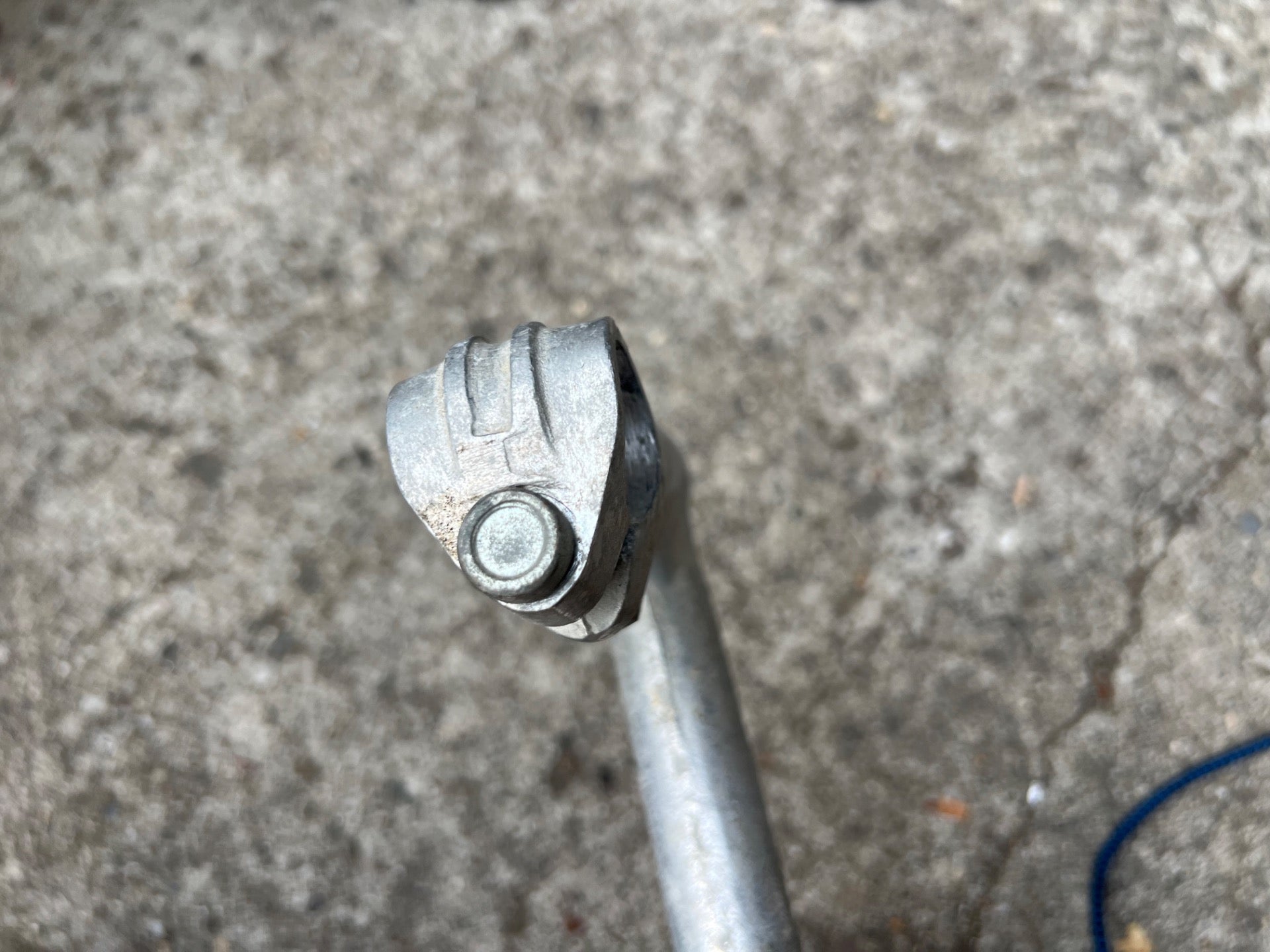 Pivo 25.0x80mm 1in 22.0mm French Quill Drop Stem Vintage Road Bike Gray Silver   - Image 4