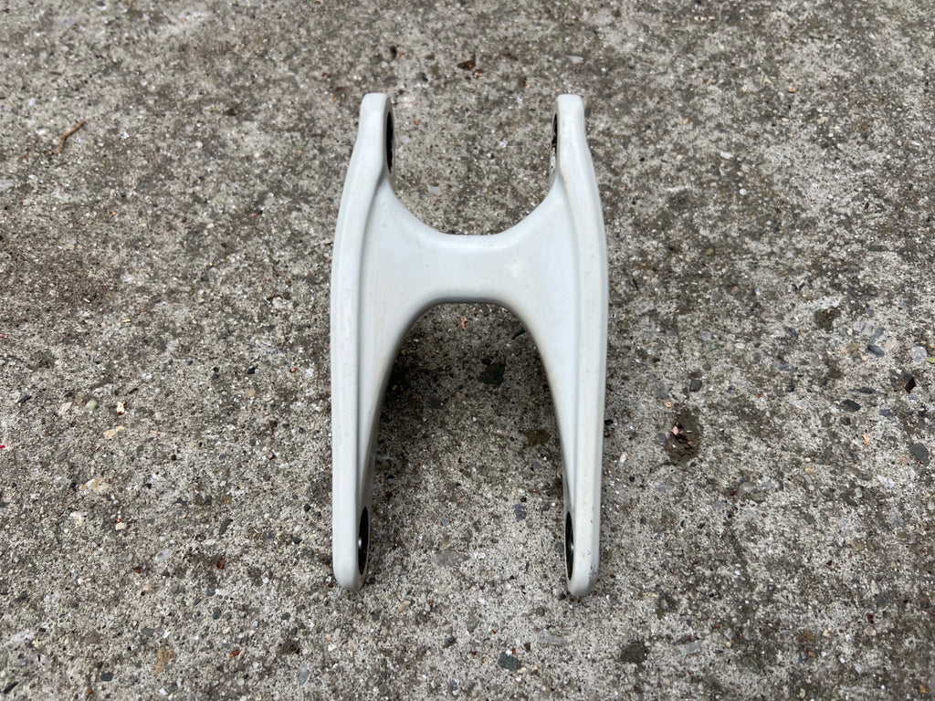 2013 Trek Rear Suspension Rocker Arm Linkage Piece White Blue Bearings - Image 4