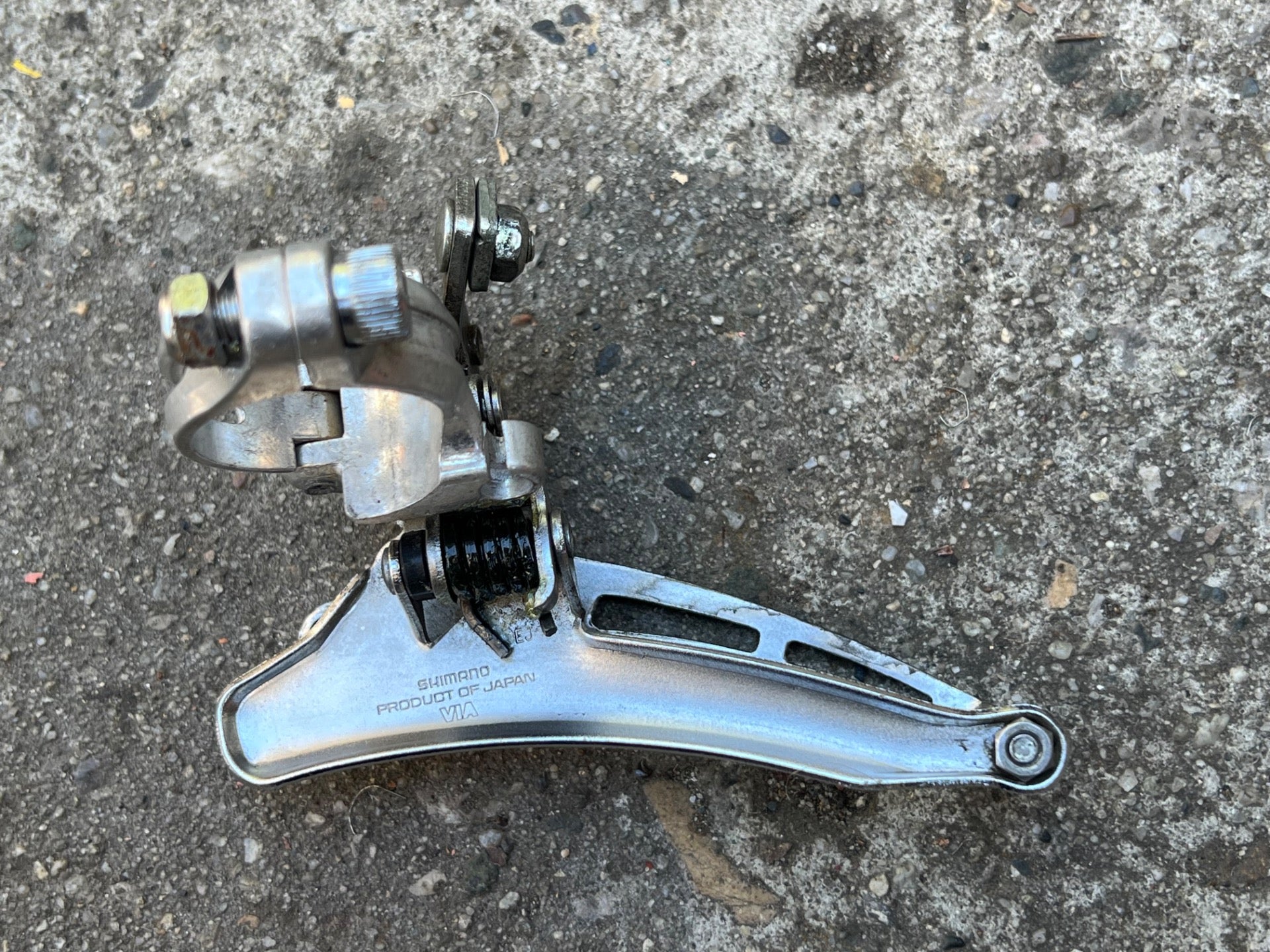 Shimano Altus LT 28.6mm Bottom Pull Front Derailleur Vintage Road Retro Steel - Image 4