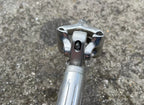 Used Sugino Mighty Seatpost 26.6x205mm Vintage Road Bike Fluted Silver Retro Aluminum-Bicycle Bin