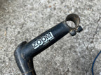 Used Zoom 25.4x120mm 1 1/8” Quill Stem Vintage Retro MTB Mountain Bike Black Steel-Bicycle Bin