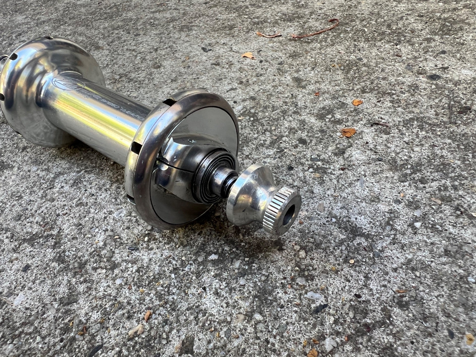 Zipp 18H Hole Front Hub & Quick Release 188 182 Style Silver Road Cycling Race  - Image 4