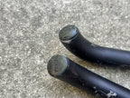 Used Titec Vintage Bar Ends 22.2 Retro MTB Mountain Bike Aluminum Silver Commuter-Bicycle Bin