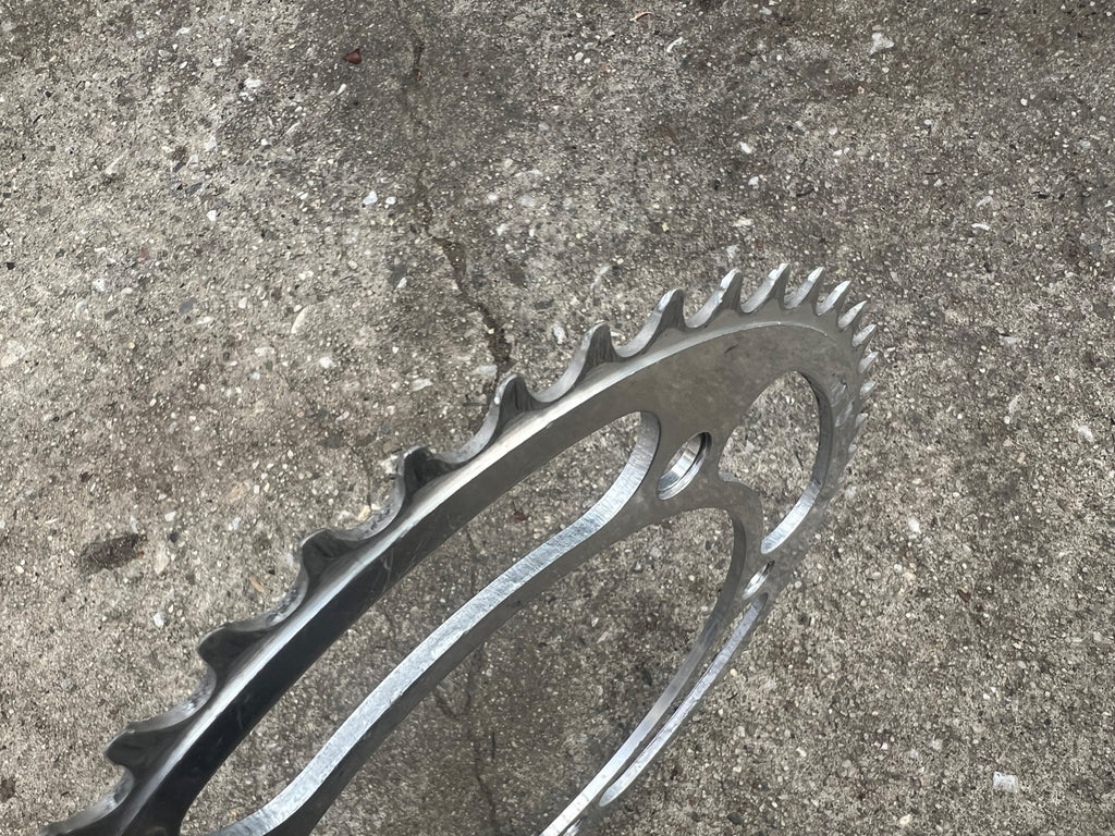 Campagnolo 151 BCD 52T 3/32” Chainring Vintage Road Track Silver Campy 5 Bolt - Image 4
