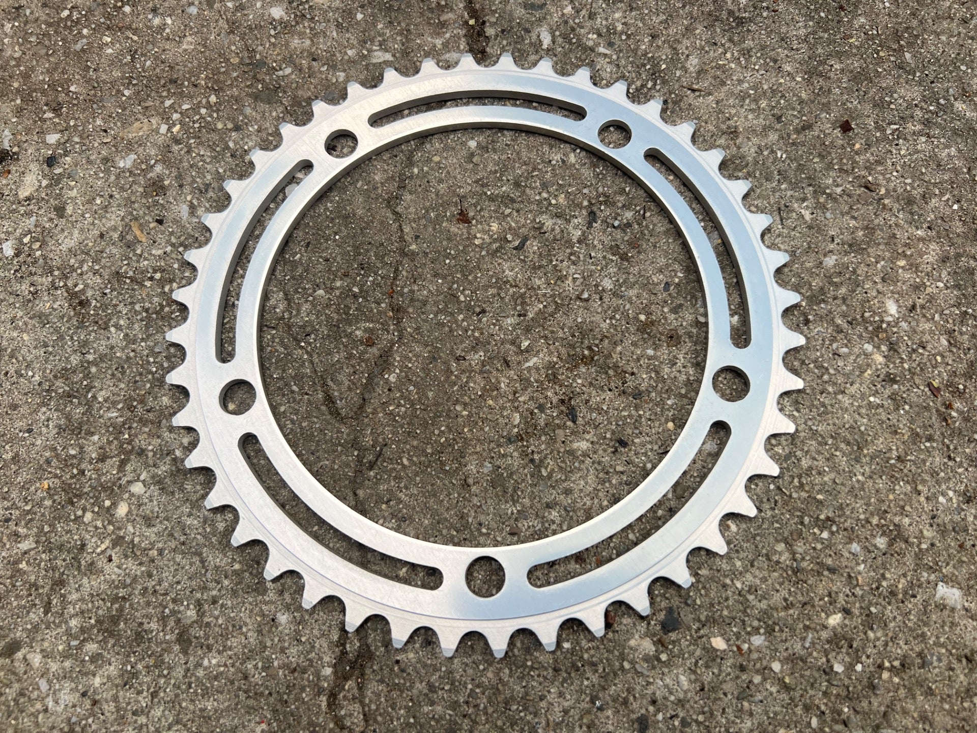 NOS Campagnolo Style 144 BCD 44T Chainring Silver Road Track Bike Vintage Retro  - Image 4