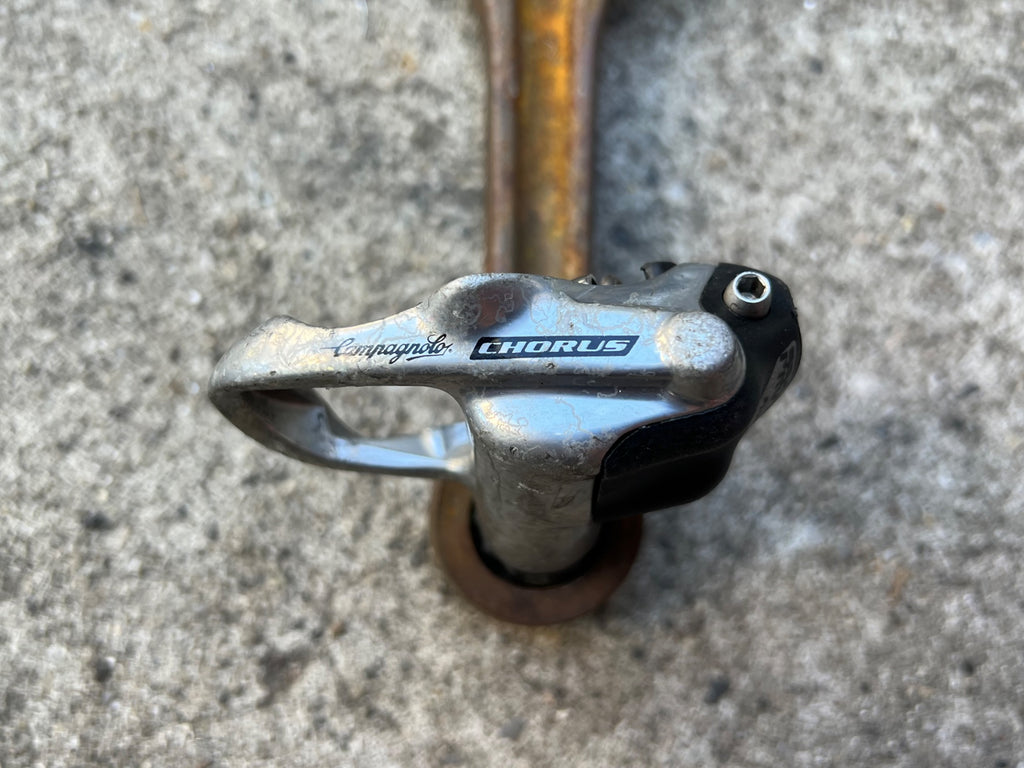 Used Campagnolo Chorus Clipless Pedals Pro Fit Vintage Road Gravel Gray Campy-Bicycle Bin