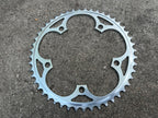 Used Sugino 130BCD 48T Tooth Chainring Silver Anodized Polished Road Bike Vintage-Bicycle Bin