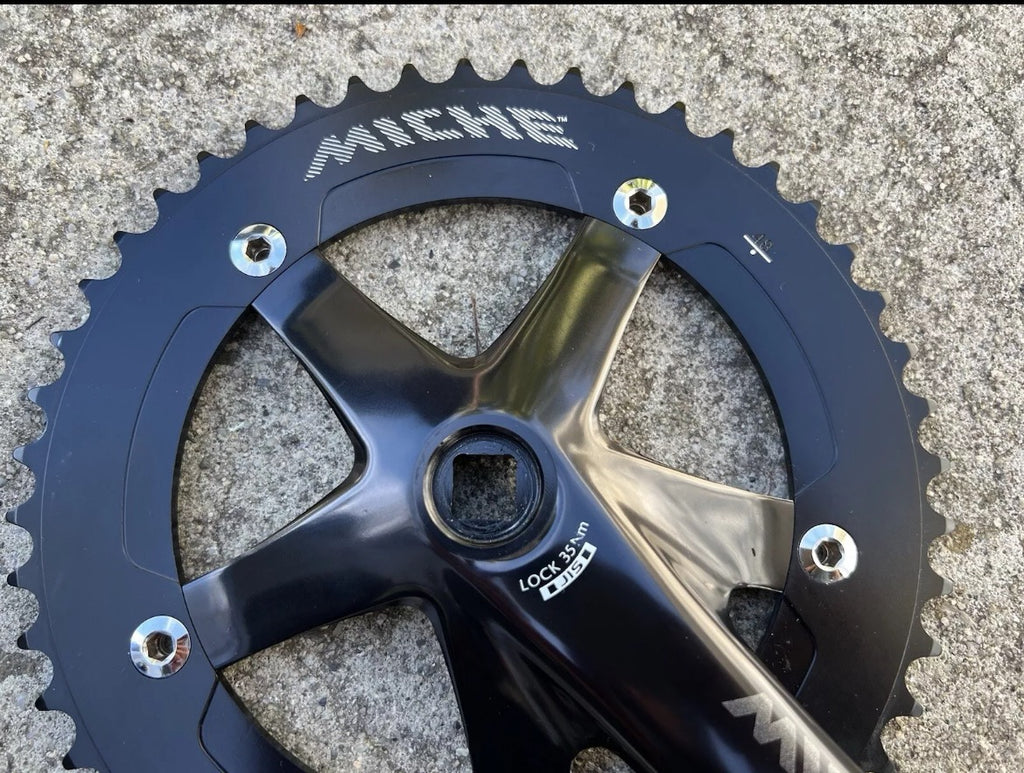 NICE MICHE Primato Crankset & Bottom Bracket BSC JIS 107x68mm 48T 165mm Track  - Image 10