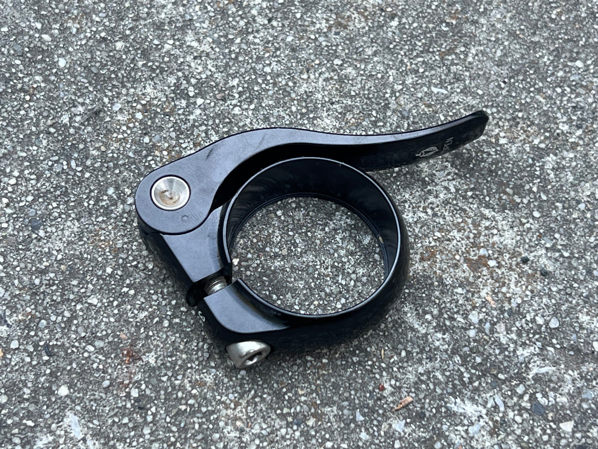 Salsa Seatpost Clamp 35.0mm Black Quick Release Flip Lock Saddle MTB Gravel  - Image 4