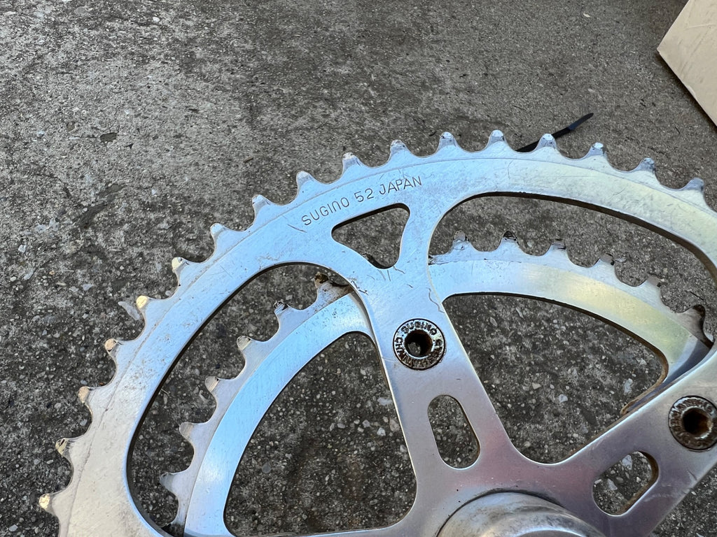 Sugino Maxy Crankset 171mm 40/52T Double Square Taper Vintage Retro Road Touring - Image 9