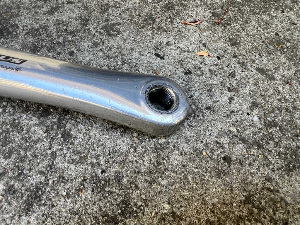 Used Campagnolo Chorus 170mm Crankset 135 BCD Vintage Road Bike Silver Aluminum Alloy-Bicycle Bin