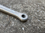 Used Sugino Maxy Crankset 52/40T 171mm Double Square Taper Silver Vintage 3 Bolt Arm-Bicycle Bin