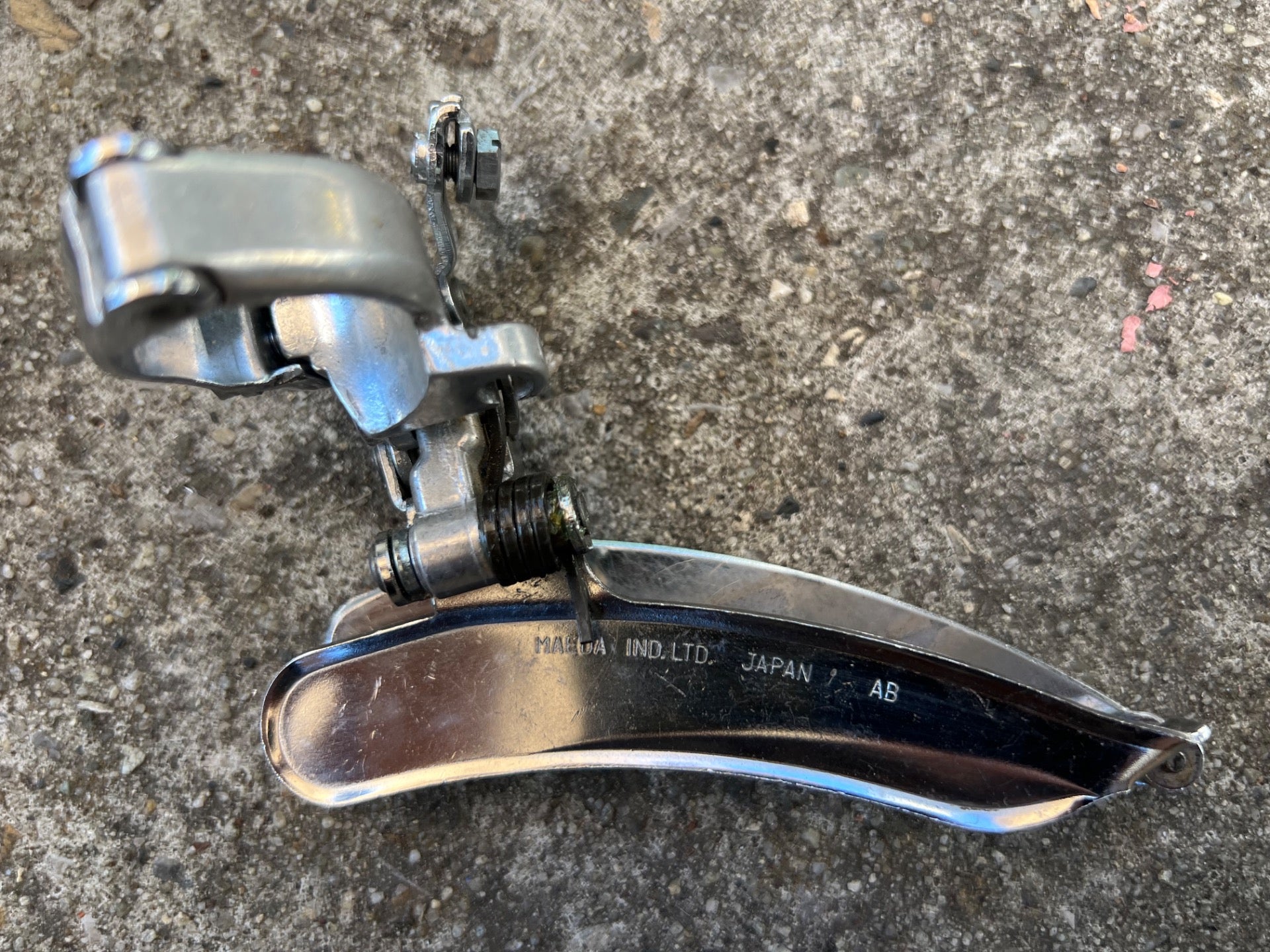 Suntour AG Tech 28.6mm Bottom Pull Front Derailleur Alpine Gear Double Vintage  - Image 4