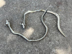 Used Vintage Pro-AM Spain Toe Clip Straps Black Leather Retro Road Bike Eroica-Bicycle Bin