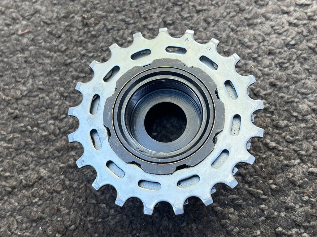 Suntour Winner Pro 12-21 7 Speed 4 Notch Freewheel English Thread Vintage - Image 4