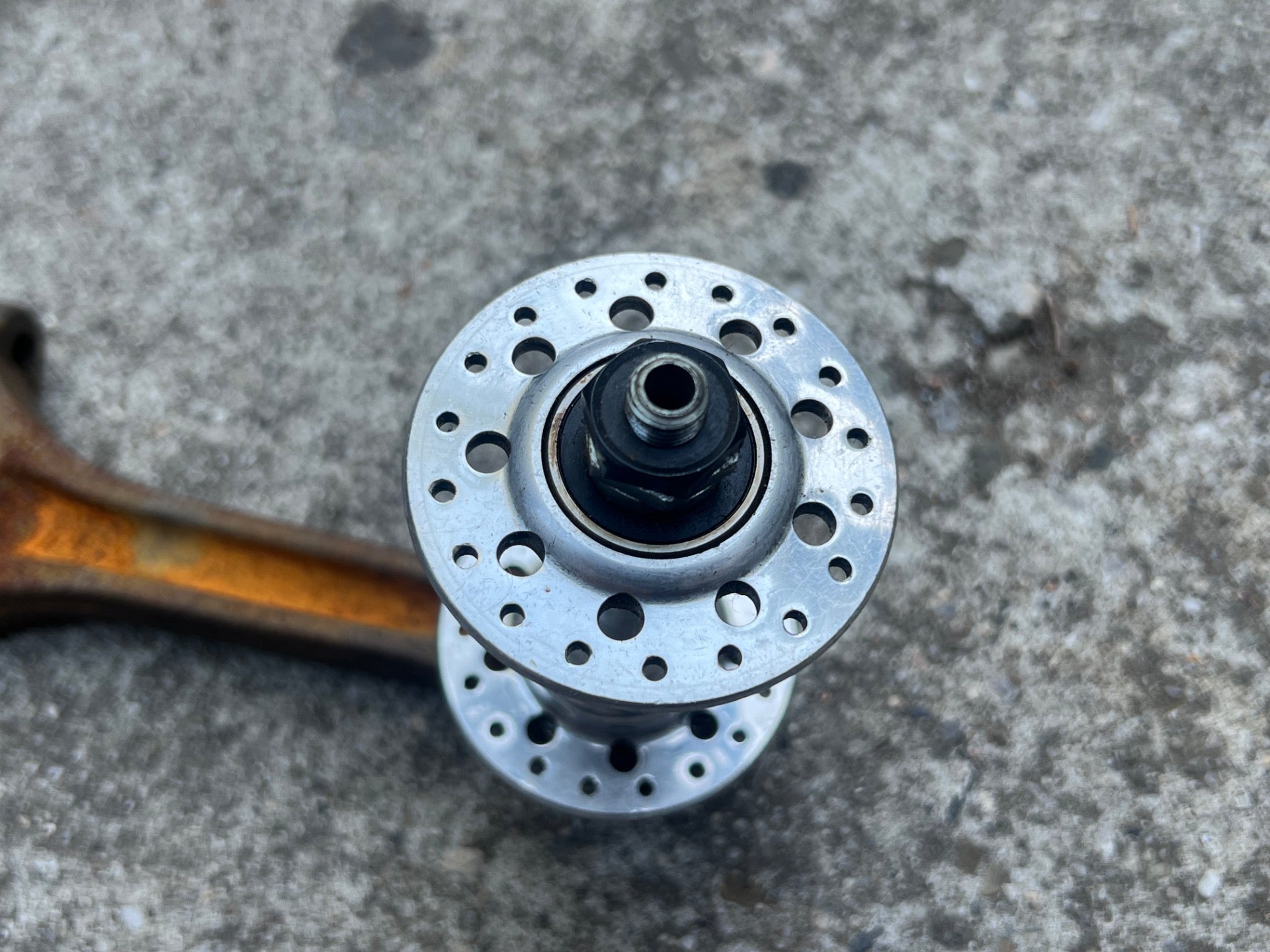Sunshine GyroMaster 36H Front Hub High Flange Road Touring Sealed Bearing Retro - Image 4