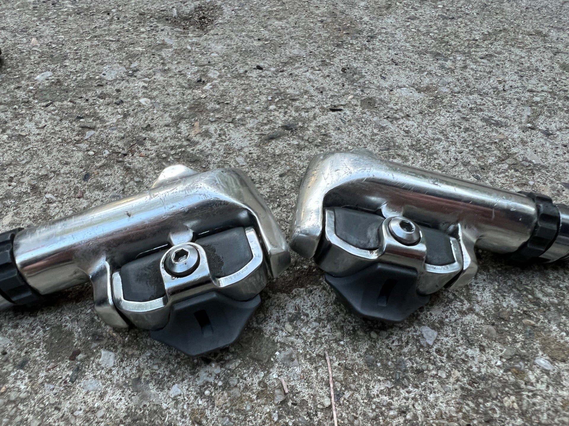 Smooth Shimano Dura Ace PD-7410 SPD Clipless Pedals Vintage Retro Road Bike 9/16 - Image 4