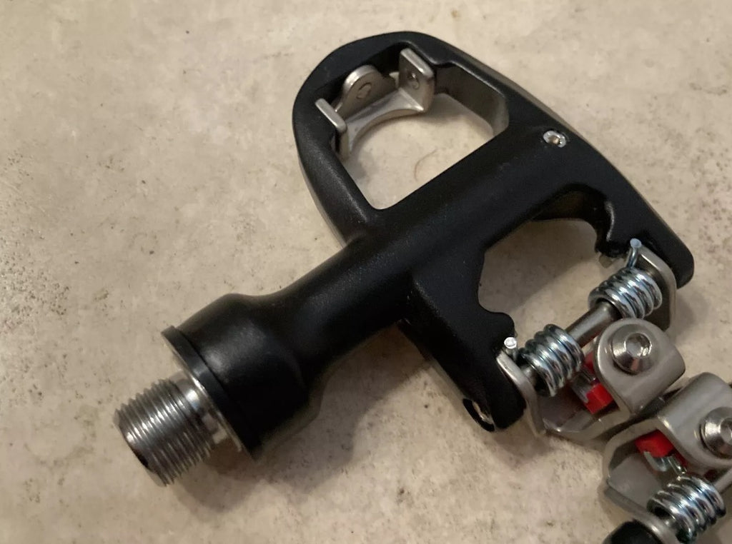 NOS NEW Ritchey Pro SPD-R Road Bike Clipless Pedals Vintage Matte Black Silver - Image 4