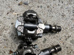 Used Shimano XTR M980 Clipless Pedals & Cleats SPD Mountain Gravel CX XC Bike Racing-Bicycle Bin