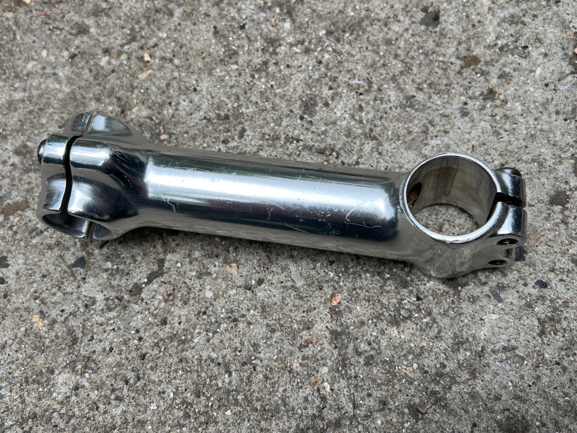 Trek System 2 25.4x135mm 1 1/8” Threadless Stem Vintage Retro MTB Gravel Silver - Image 4