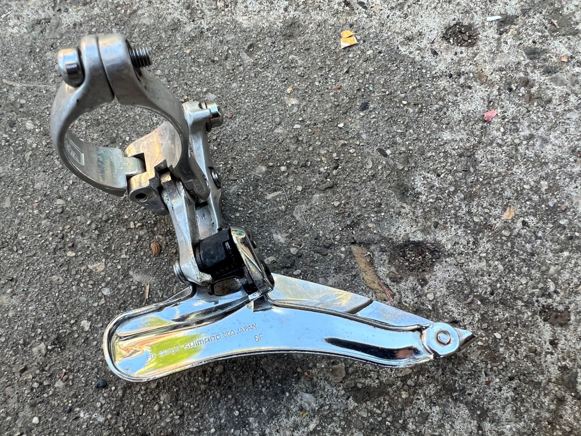 Shimano Deore DX FD-M650 Front Derailleur 31.8mm Bottom Pull Triple MTB Vintage - Image 4