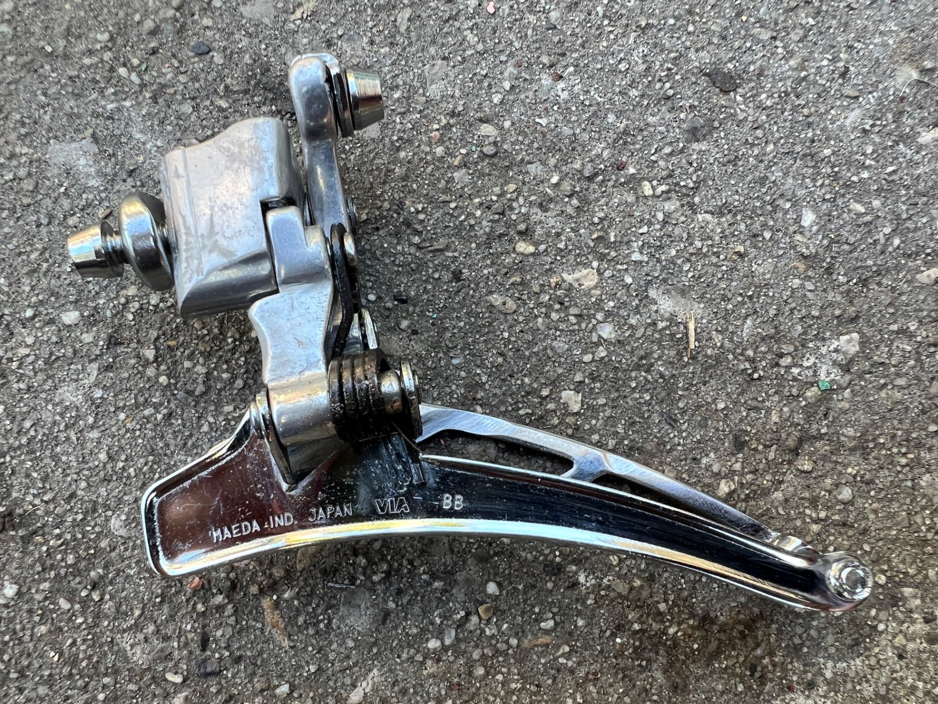 Suntour Cyclone Braze On Front Derailleur Double Road Bike Vintage 2nd gen 80’s  - Image 4
