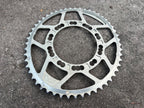 Used Rotor 110BCD 52T Tooth Chainring Q Rings Oval Road Bike Racing Silver OCP-Bicycle Bin