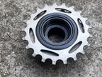 Used Shimano 600 EX MF-6203 6 Speed 13-21 Freewheel Vintage Retro Road Bike Silver-Bicycle Bin